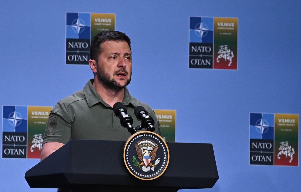 Ukraine declared that it would not cede territory to join NATO 0